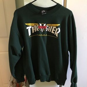 Forest Green Thrasher Crewneck